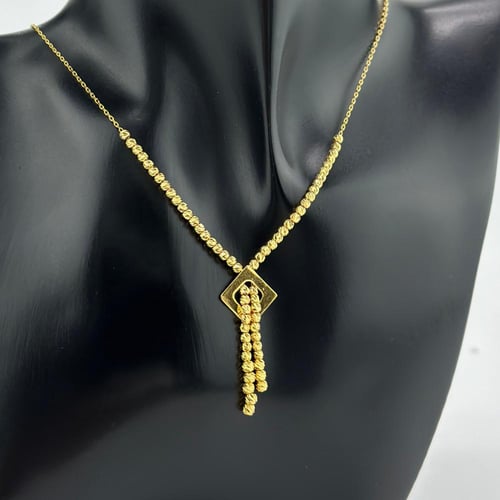 عقد كرات الليزر باشكال انيقة متنوعة ( 5.5 جرام - ع...