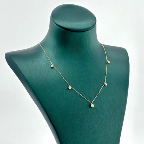 تشوكر ذهب تصميم الماس ( 1.0 جرام - عيار 18 - NE066...