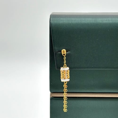 طقم سحر الندى ابيض كلاسيك ( 12.1 جرام - عيار 21 -...