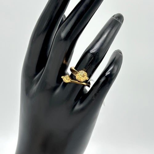 خاتم تصميم مميز بكرات الليزر ( 2.8 جرام - عيار 21...