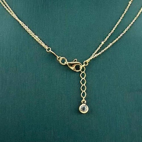 عقد مع سوارة جنزير ايطالي ( 6.3 جرام - عيار18 - NE...