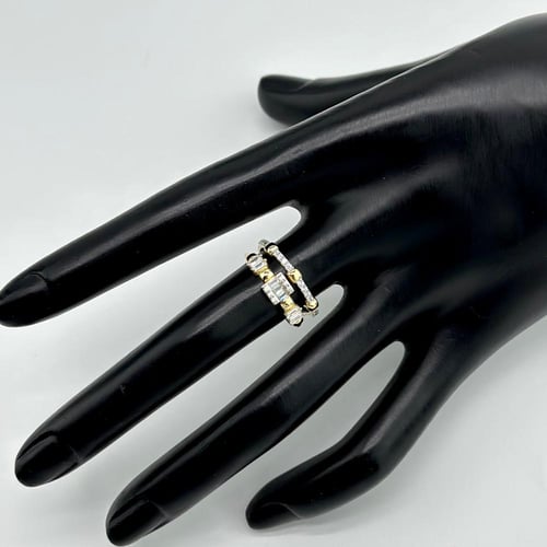 خاتم الجمال الأبدي بقصات الباقييت ( 2.3 جرام - عيا...