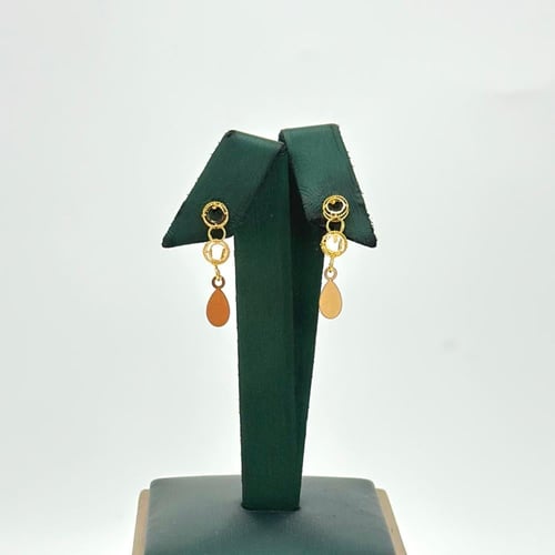 نصف طقم كلاسيك على شكل قلب ( 5.4 جرام - عيار 21 -...