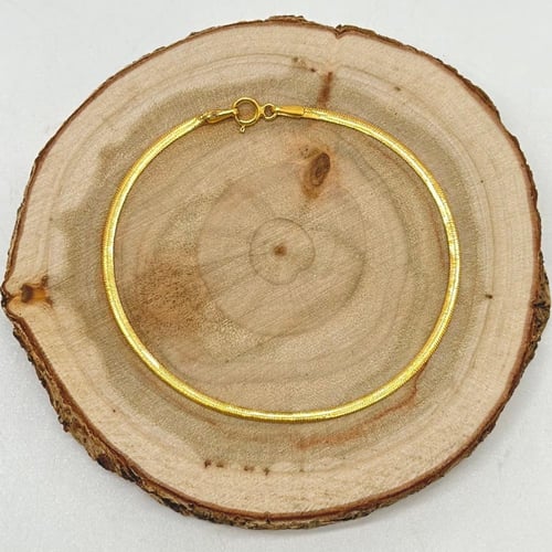 سوارة ناعمه فلات ( 2.2 جرام - عيار 21 - BR0232 )