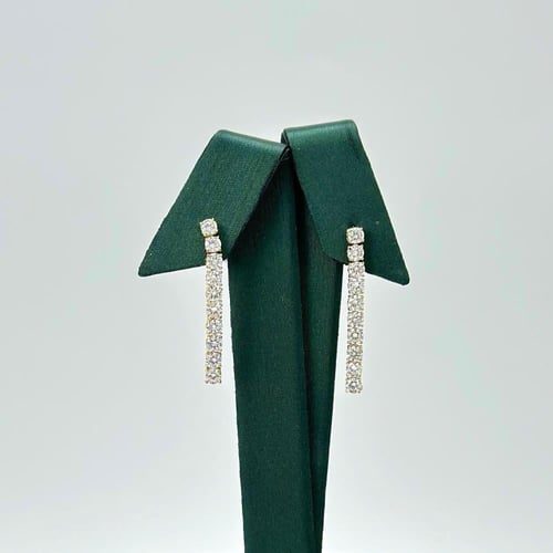 طقم تنس تصميم الماس ( 11.9 جرام - عيار 18 - SE0057...