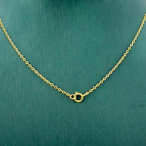 عقد بسلسال مبروم و الوان المينا ( 6.1 جرام - عيار...