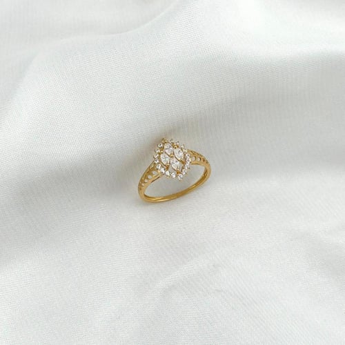 خاتم عين الماركييز ( 1.8 جرام - عيار 18 - RI0362 )