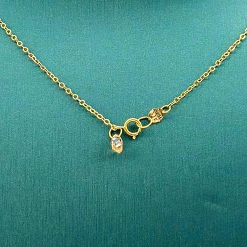 عقد ذهب عيار 21 بسلسال مبروم مميز ( 5.0 جرام -NE14...