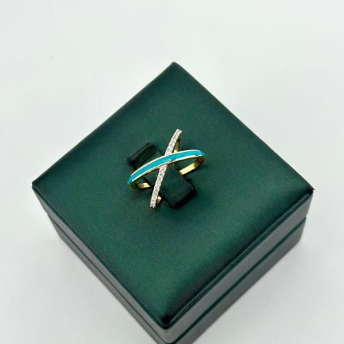 خاتم ذهب الرفاهيه بلمسه إيطاليه مميزة ( 2.9 جرام -...