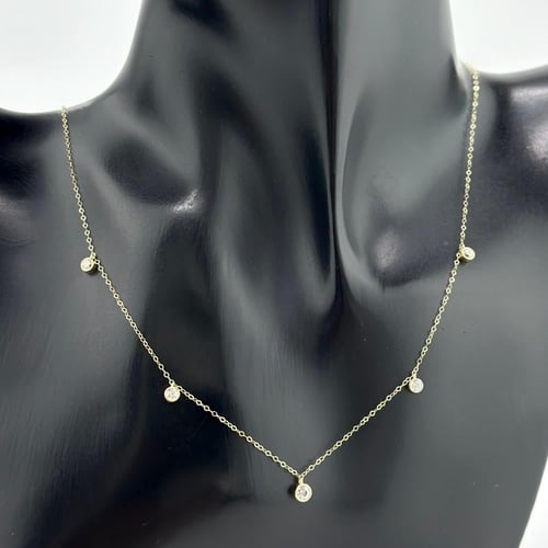 تشوكر ذهب تصميم الماس ( 1.0 جرام - عيار 18 - NE066...