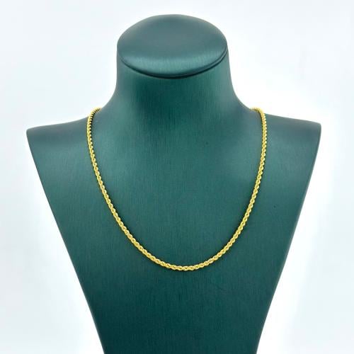 عقد ذهب مبروم بتصميم انيق ( 2.7 جرام - عيار 21 - N...