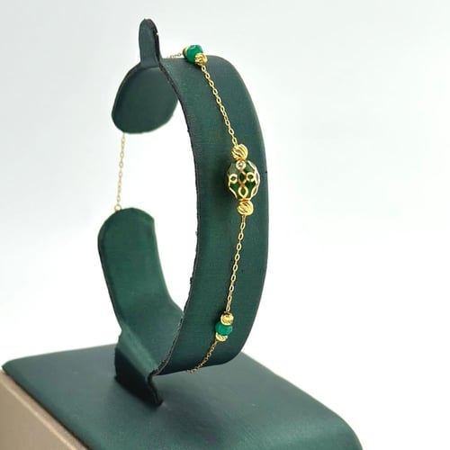 طقم ذهب بتصميم حصري و مميز ( 9.4 جرام - عيار 21 -...