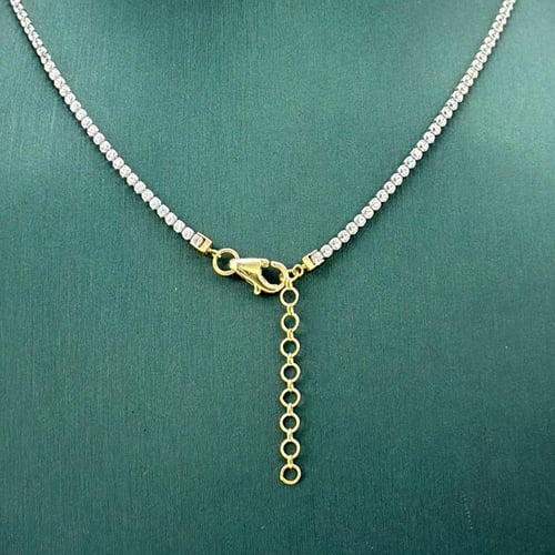 طقم تنس تصميم الماس ( 16.6 جرام - عيار 18 - SE0057...