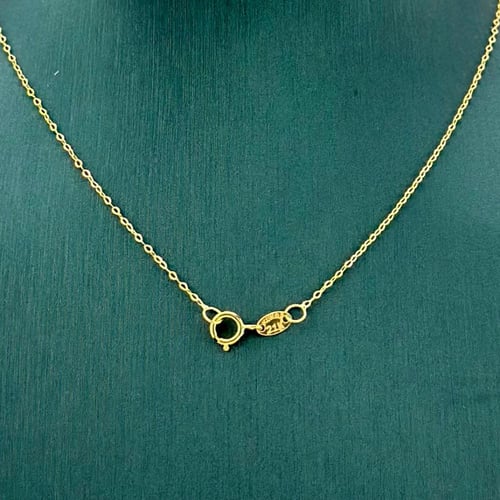 عقد ذهب راقي بتصميم دائري ( 2.1 جرام - عيار 21 - N...