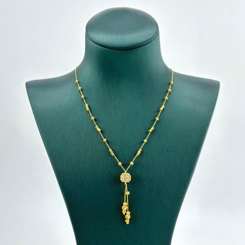 عقد كرات الليزر - تصميم الماس ( 5.5 جرام - عيار 21...