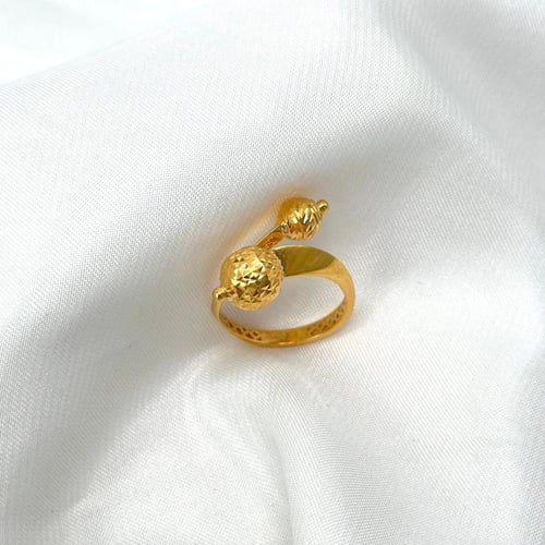 خاتم تصميم مميز بكرات الليزر ( 2.8 جرام - عيار 21...