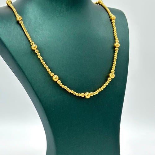 عقد كرات النانو ( 7.2 جرام - عيار 21 - NE1010 )