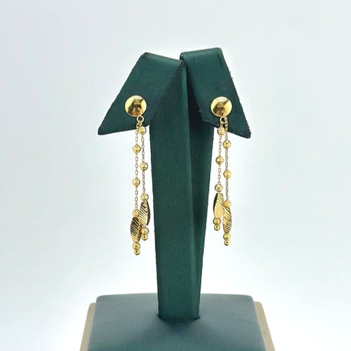 طقم ذهب انيق بشكل الوردة ( 10.2 جرام - عيار 21 - S...