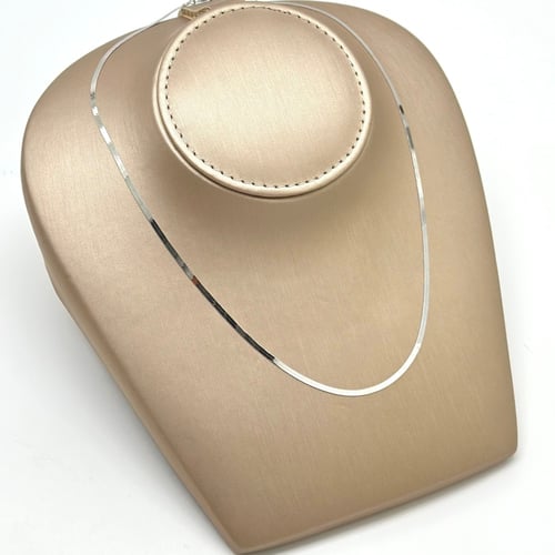 عقد فلات إيطالي ( 4.3 جرام - عيار 18 - NE0411 )