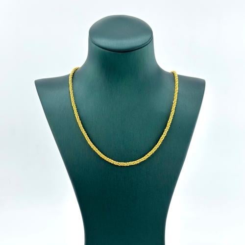 عقد ذهب مجدول بتصميم انيق ( 10.5 جرام - عيار 21 -...