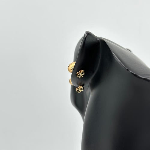 حلق بوتيغا تصميم ايطالي بلمسة مطفية ( 1.1 جرام - ع...