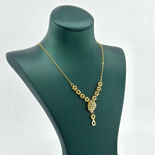 طقم ذهب ناعم بتصميم أنيق ( 9.4 جرام - عيار 21 - SE...