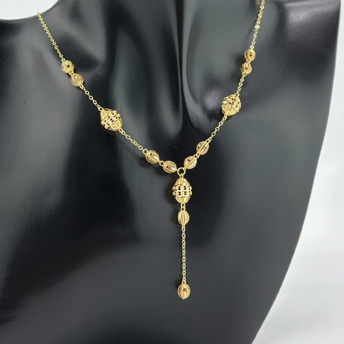 عقد بتصميم مبتكر و جديد ( 5.0 جرام - عيار 21 - NE0...