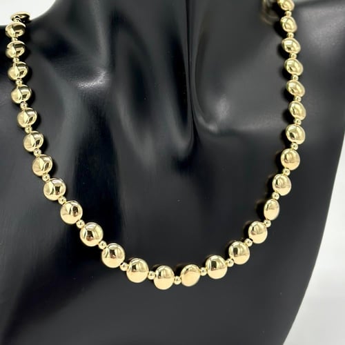 عقد دوائر من ذهب ( 12.3 جرام - عيار 18 - NE0940 )