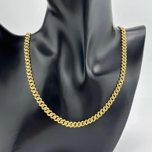 عقد ذهب عيار 21 جنزير بتصميم موناكو الجذاب ( 19.8...