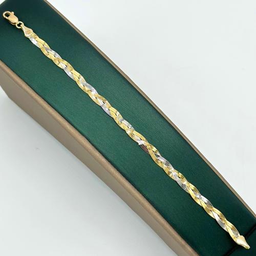 اسوارة بتصميم مجدول مكس ( 5.8 جرام - عيار 18 - BR0...