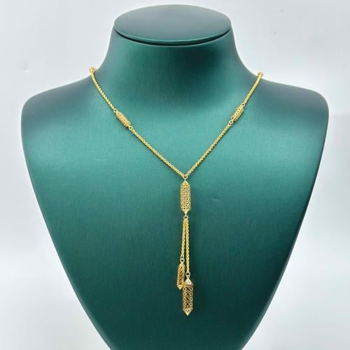 عقد ذهب بسلسال مبروم مميز ( 4.0 جرام- عيار 21 -NE1...