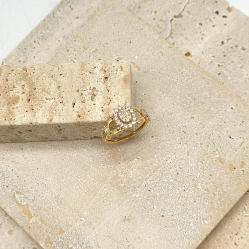 خاتم تصميم الماس مّطعم بقصات الباقيت ( 2.3 جرام -...