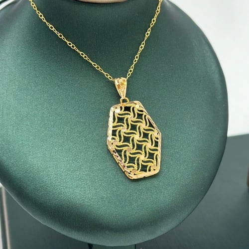 نصف طقم بتصميم مميز ( 4.8 جرام - عيار 21 - HSE0173...