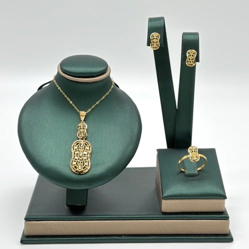 نصف طقم سحر الشرق ( 5.0 جرام - عيار 21 - HSE0159 )