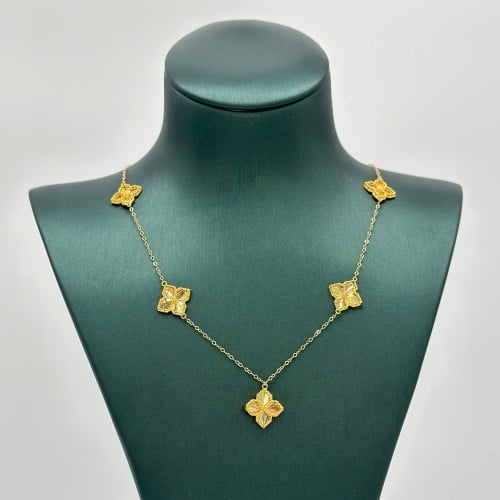 عقد بتصميم مميز و انيق ( 4.1 جرام - عيار 21 - NE03...