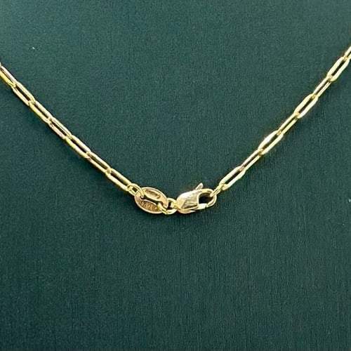 عقد لولو بسلسال جنزير ناعم مع كور الليز ( 2.5 جرام...