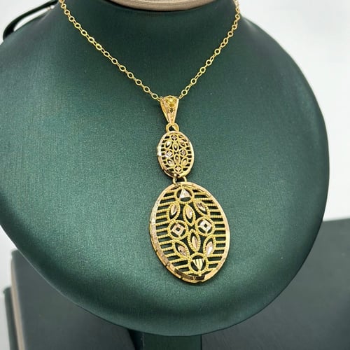 نصف طقم البادية ( 4.9 جرام - عيار 21 - HSE0155 )