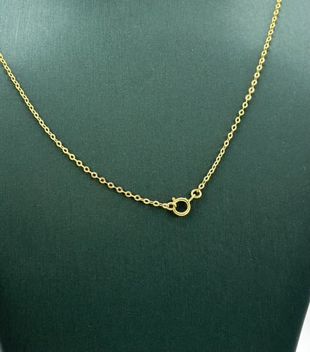 عقد بتصميم ناعم وأنيق بسلسال مبروم ( 4.0 جرام - عي...