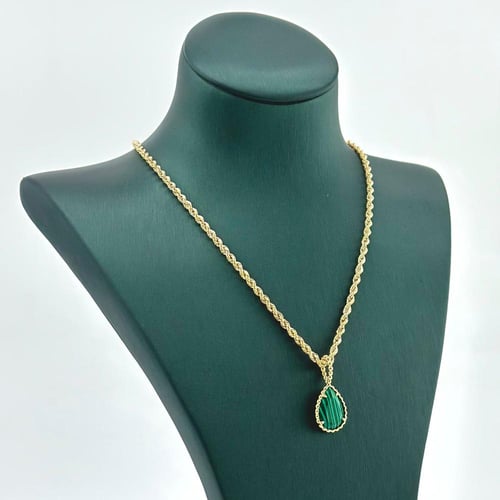 عقد ذهب دمعة الحب ( 5.8 جرام - عيار 18 - NE1373 )