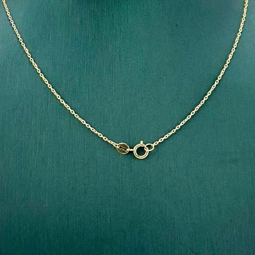 عقد مع اسوارة ذهب مزيّن بألوان الميناء ( 3.1 جرام...