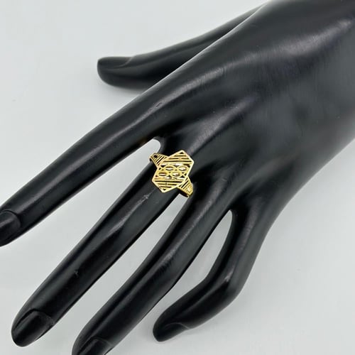 خاتم شكل هندسي انيق ( 1.3 جرام - عيار 21 - RI0152...