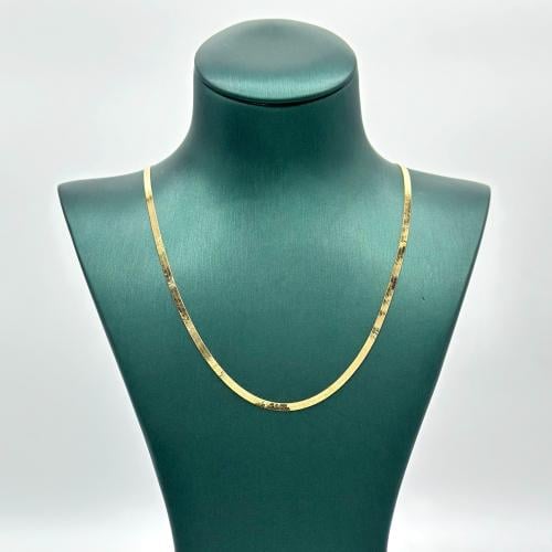 عقد ذهب فلات إيطالي ( 7.1 جرام - عيار 18 - NE0928...