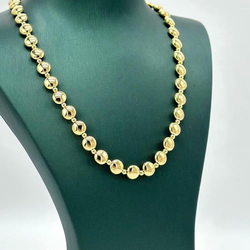 عقد دوائر من ذهب ( 12.3 جرام - عيار 18 - NE0940 )