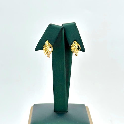 طقم ذهب على شكل أوراق الشجر ( 11.0 جرام - عيار 21...