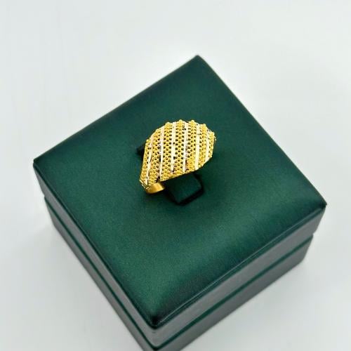 خاتم بتصميم مبهر انيق ( 2.7 جرام - عيار 21 - RI018...