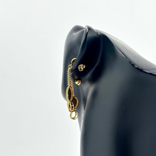 حلق ذهب دائري تصميم إيطالي ( 4.0 جرام - عيار 21 -...