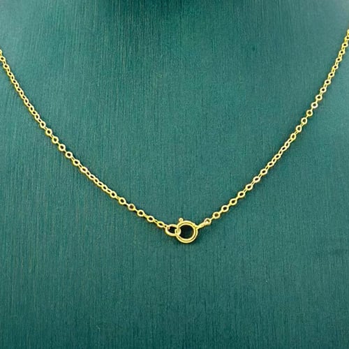 عقد متحرك بسلسال مبروم و الوان المينا ( 5.9 جرام -...