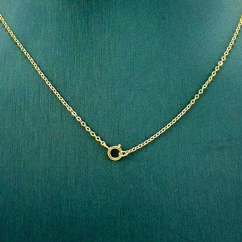 عقد طويل انيق باشكال هندسية ( 11.0 جرام - عيار 21...