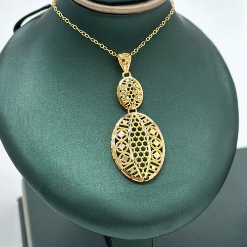 نصف طقم فخر البادية دورين ( 5.3 جرام - عيار 21 - H...