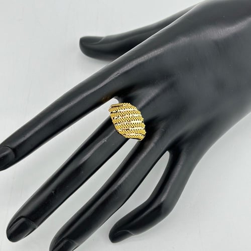 خاتم بتصميم مبهر انيق ( 2.7 جرام - عيار 21 - RI018...